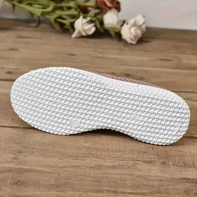 Solid Color Womens Mules  Soft Sole Platform SlipOn Walking Shoes 5