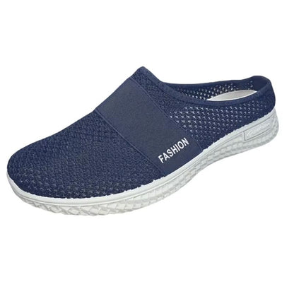 Solid Color Womens Mules  Soft Sole Platform SlipOn Walking Shoes 8