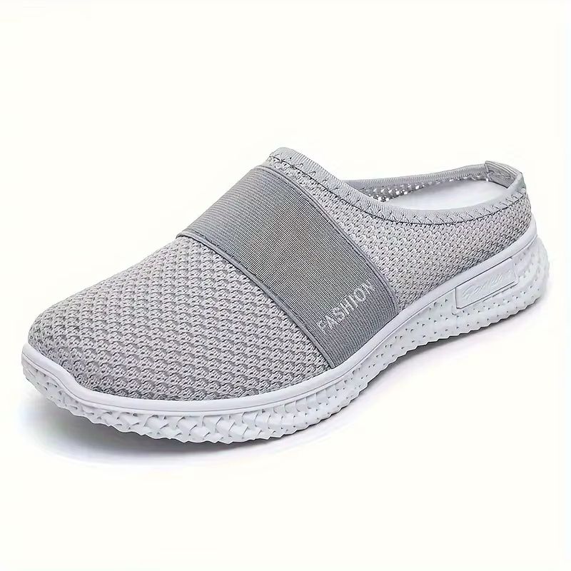 Solid Color Womens Mules  Soft Sole Platform SlipOn Walking Shoes 9
