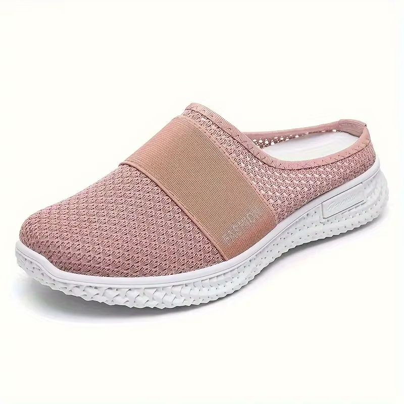 Solid Color Womens Mules  Soft Sole Platform SlipOn Walking Shoes 10