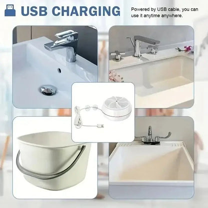 Portable Mini Travel Washing Machine For Small Items 4
