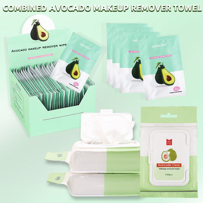 Facial Makeup Remover Wipes, Makeup Remover Wipes, 1 Box Individually Packaged Makeup Remover Wipes