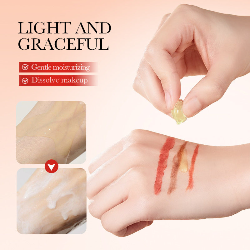 Grapefruit Makeup Remover Capsules Dissolves Makeup Fast Portable Makeup Remover Oil Cream Cleansin 4