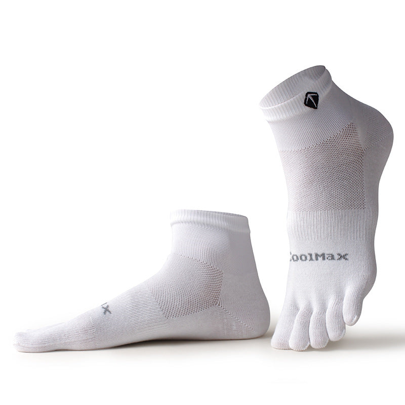 High Elasticity Mens  Womens Split Toe Socks Soft Breathable Cotton Sweat Wicking For Fitness Runni 3