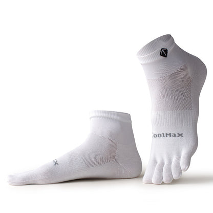 High Elasticity Mens  Womens Split Toe Socks Soft Breathable Cotton Sweat Wicking For Fitness Runni 3