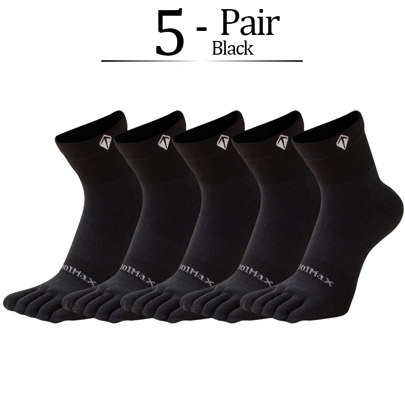 High Elasticity Mens  Womens Split Toe Socks Soft Breathable Cotton Sweat Wicking For Fitness Runni 8