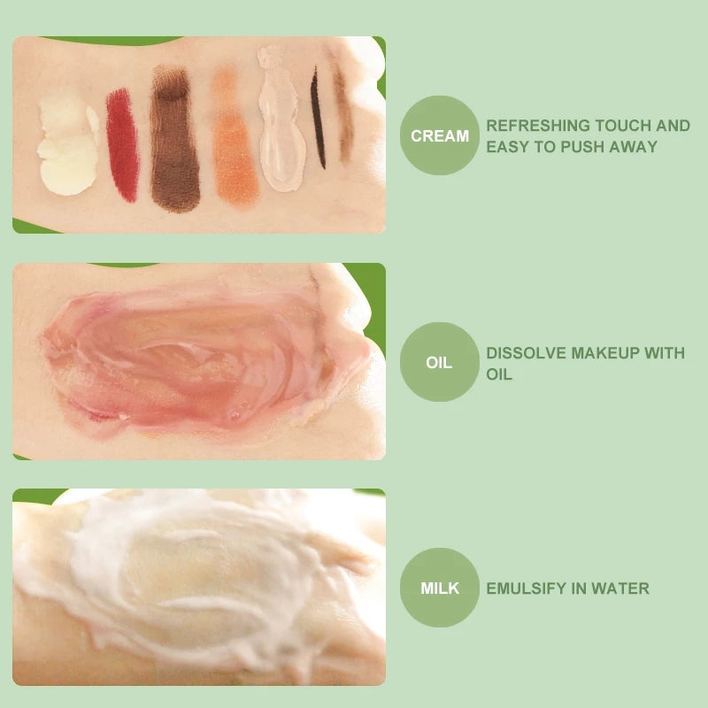Portable Citrus Makeup Remover Stick, Deep Cleansing Balm Gel, Lip Makeup Cream Stick Remover, Cosmetics Moisturizing