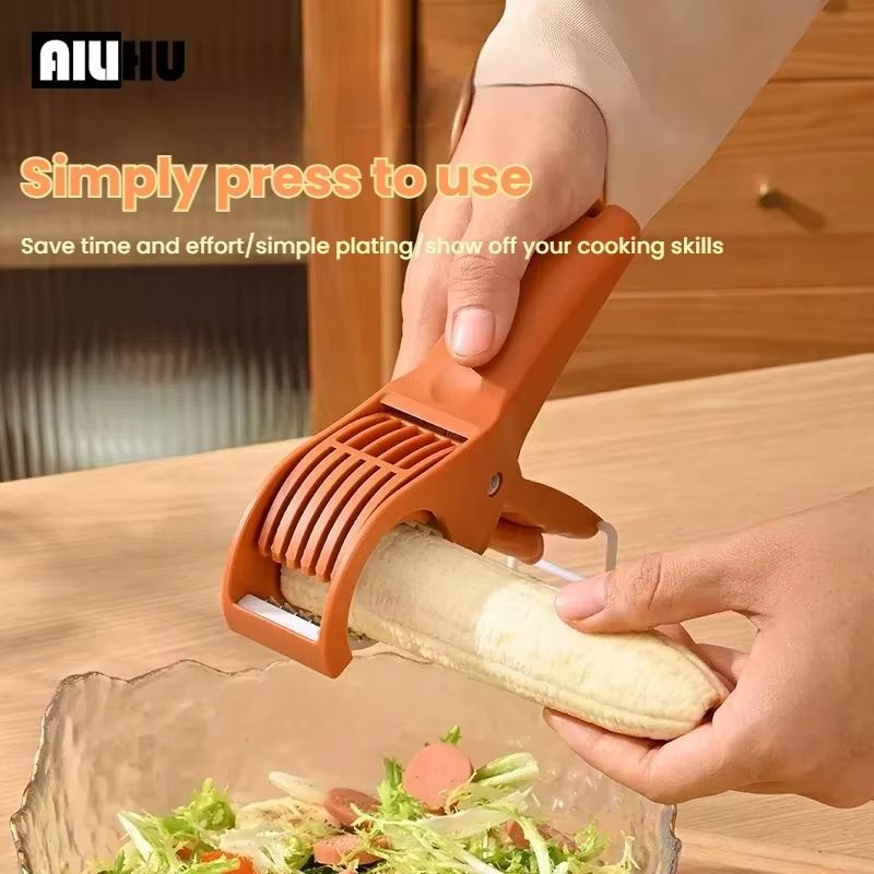HooFun Stainless Steel Vegetable  Fruit Slicer  MultiFunctional Kitchen Tool For Fast Salad Prep 4
