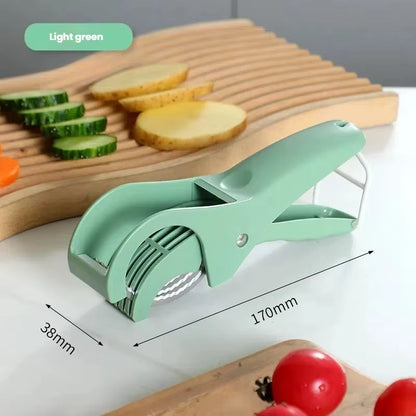 HooFun Stainless Steel Vegetable  Fruit Slicer  MultiFunctional Kitchen Tool For Fast Salad Prep 5
