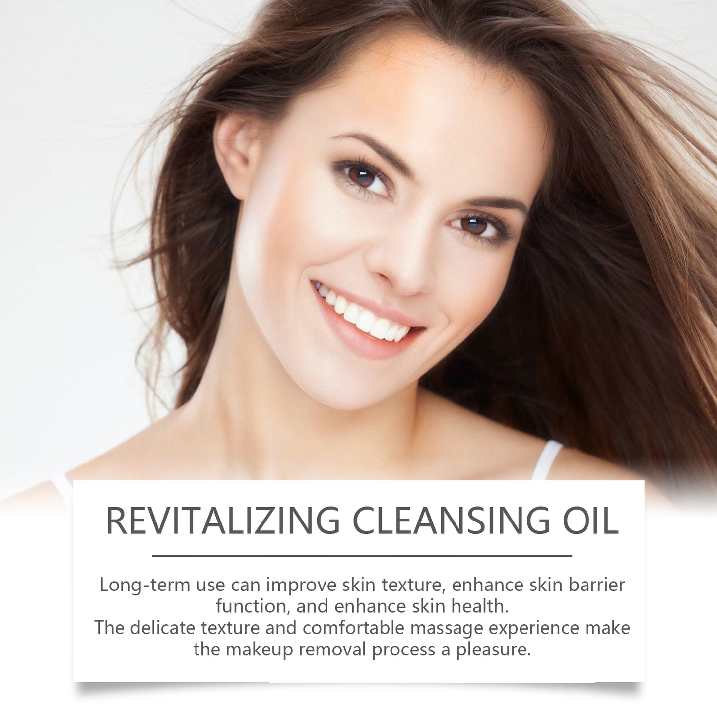 Gentle Facial Cleansing Oil Makeup Remover For Sensitive Skin Moisturizing Cleansing Liquid 100ml H 3