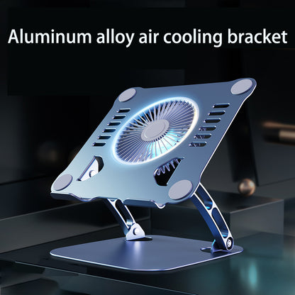 Adjustable Laptop Stand with Computer Cooling Fan, Aluminum Alloy Bracket for All Gaming Laptop