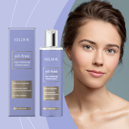 Three in One Cleansing Makeup Remover Water, Eye and Lip Makeup Remover Gently Cleanses Skin, Refreshing Face Cleanser