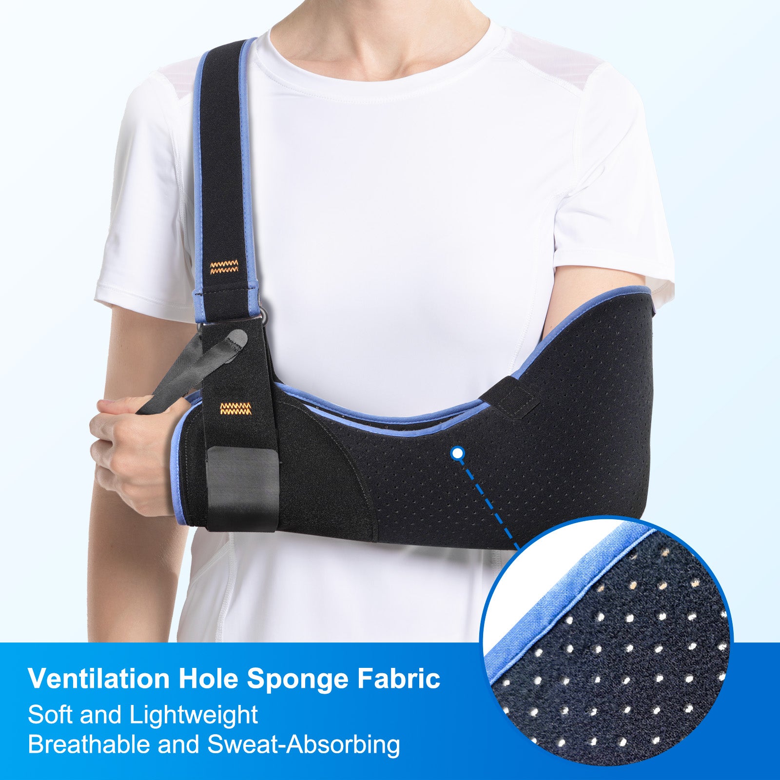 Medical Shoulder Immobilizer  Elbow Sling For Injuries Comfortable Fracture  Dislocation Support Fo