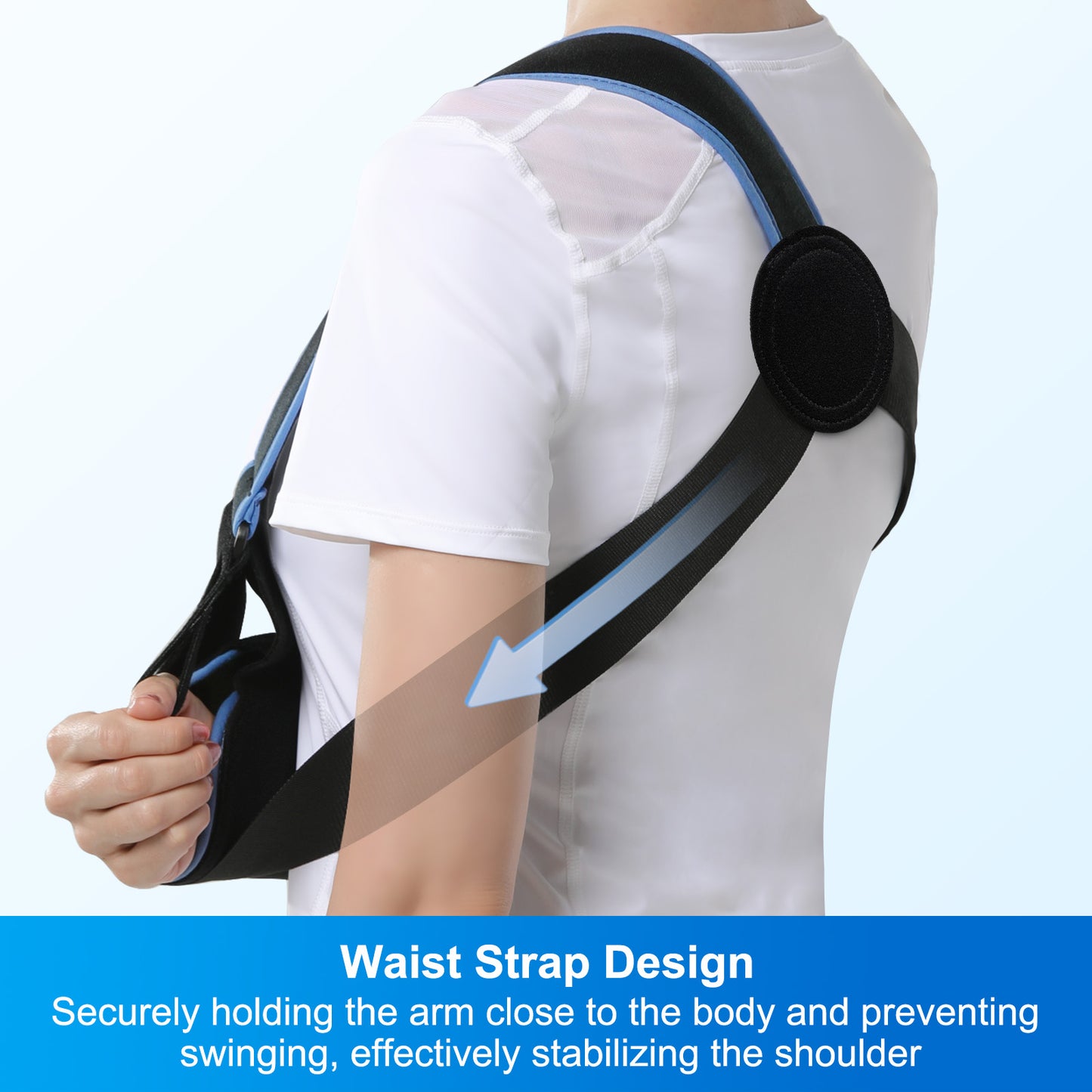 Medical Shoulder Immobilizer  Elbow Sling For Injuries Comfortable Fracture  Dislocation Support Fo