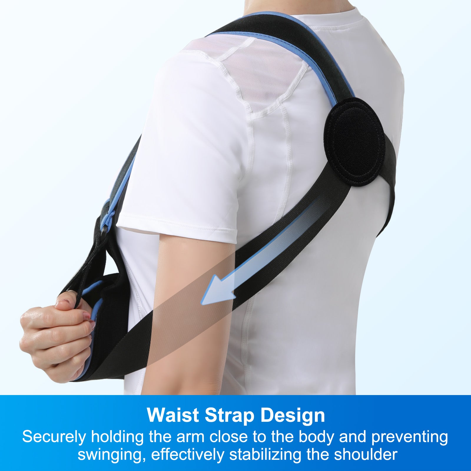 Medical Shoulder Immobilizer  Elbow Sling For Injuries Comfortable Fracture  Dislocation Support Fo