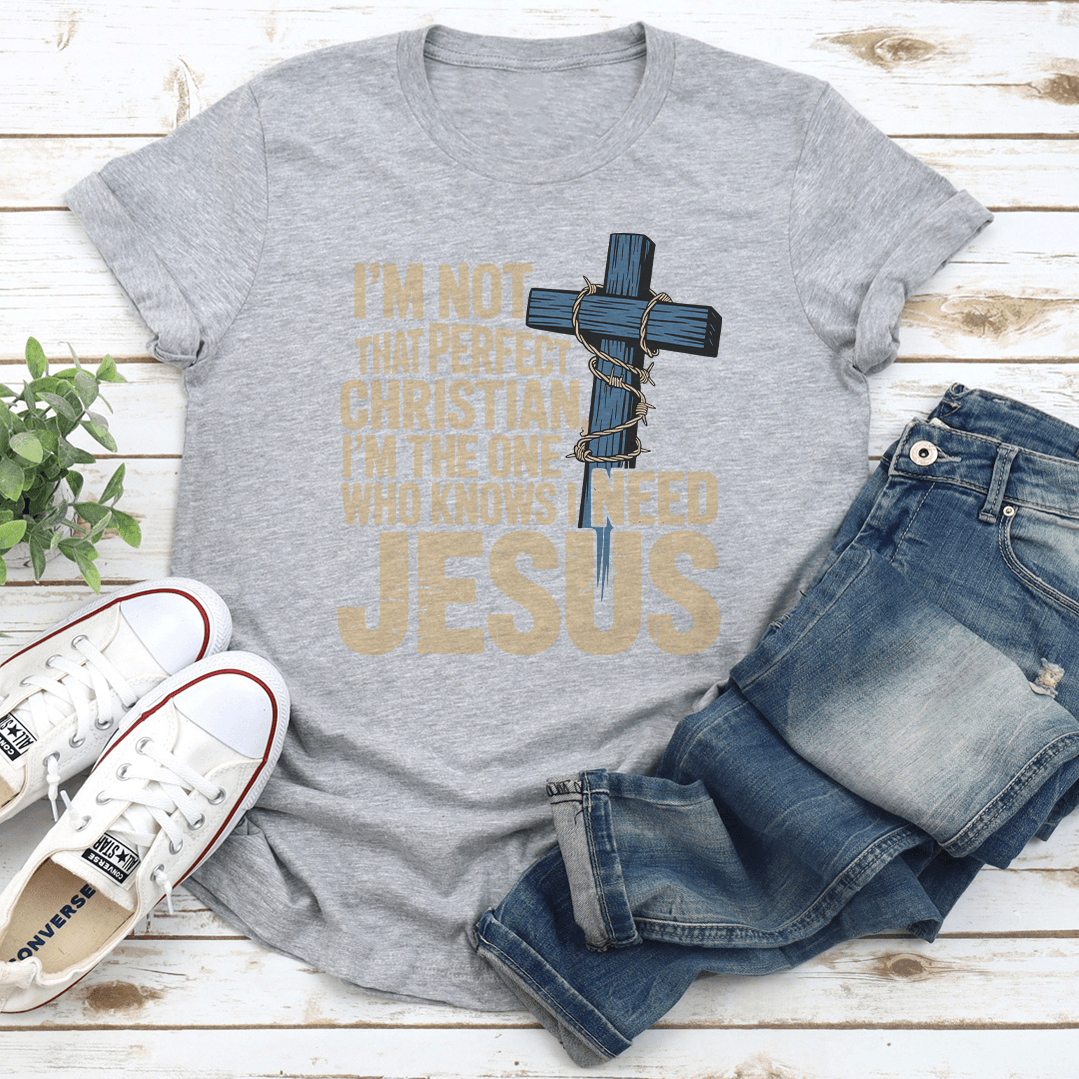 Im Not That Perfect Christian Tee 3