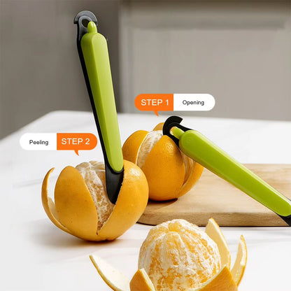 Orange Peeler  Citrus Stripper  Easy Fruit Cutter Tool For Oranges Grapefruits  Lemons 1