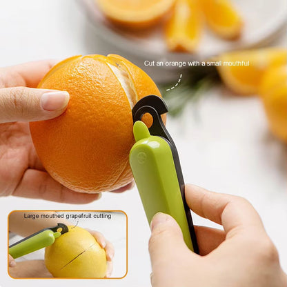 Orange Peeler  Citrus Stripper  Easy Fruit Cutter Tool For Oranges Grapefruits  Lemons 2