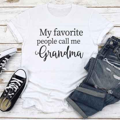 My Favorite People Call Me Grandma Tee 2
