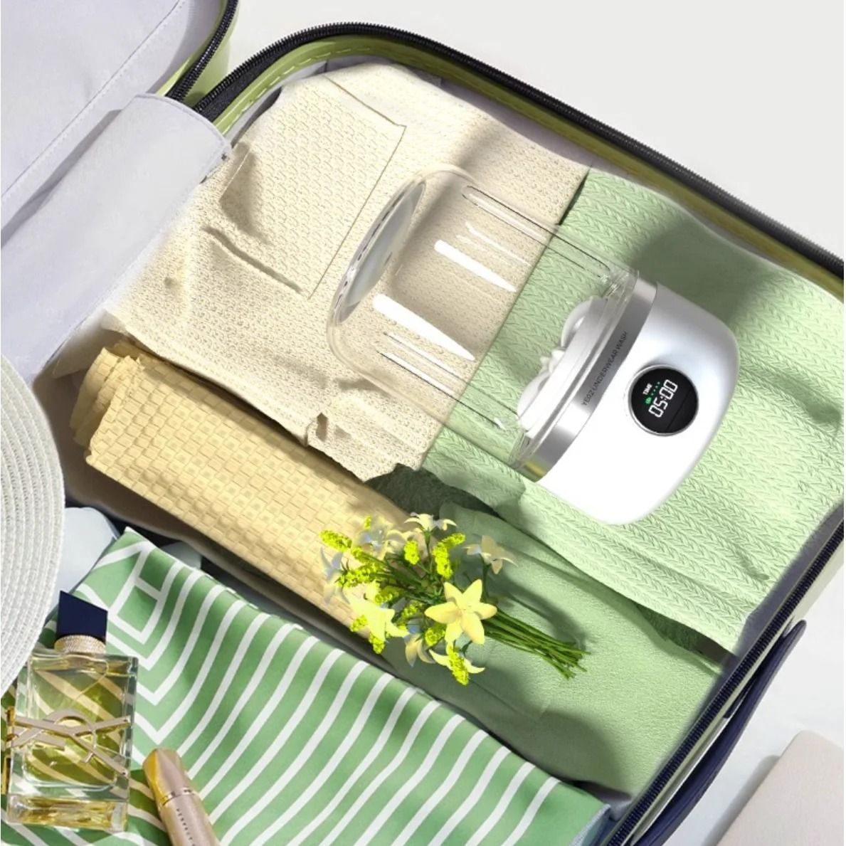 Compact Wireless Mini Laundry Bucket For Socks And Delicates 1
