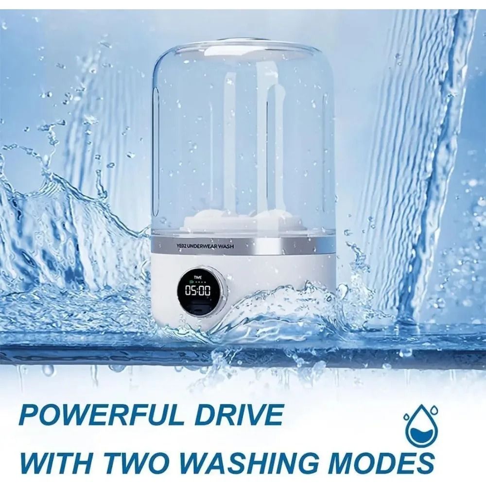 Compact Wireless Mini Laundry Bucket For Socks And Delicates 2