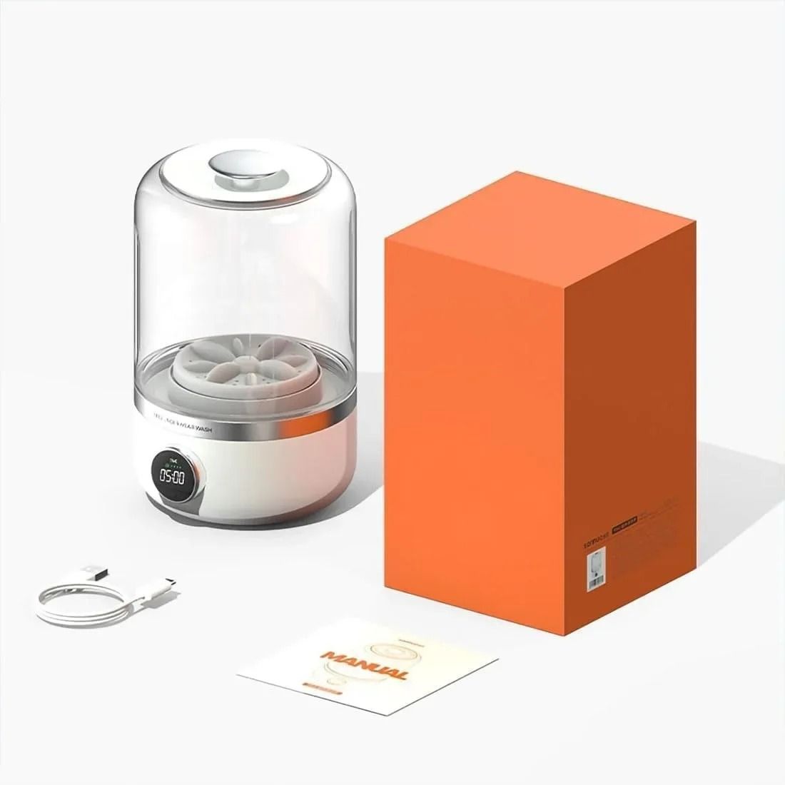 Compact Wireless Mini Laundry Bucket For Socks And Delicates 5