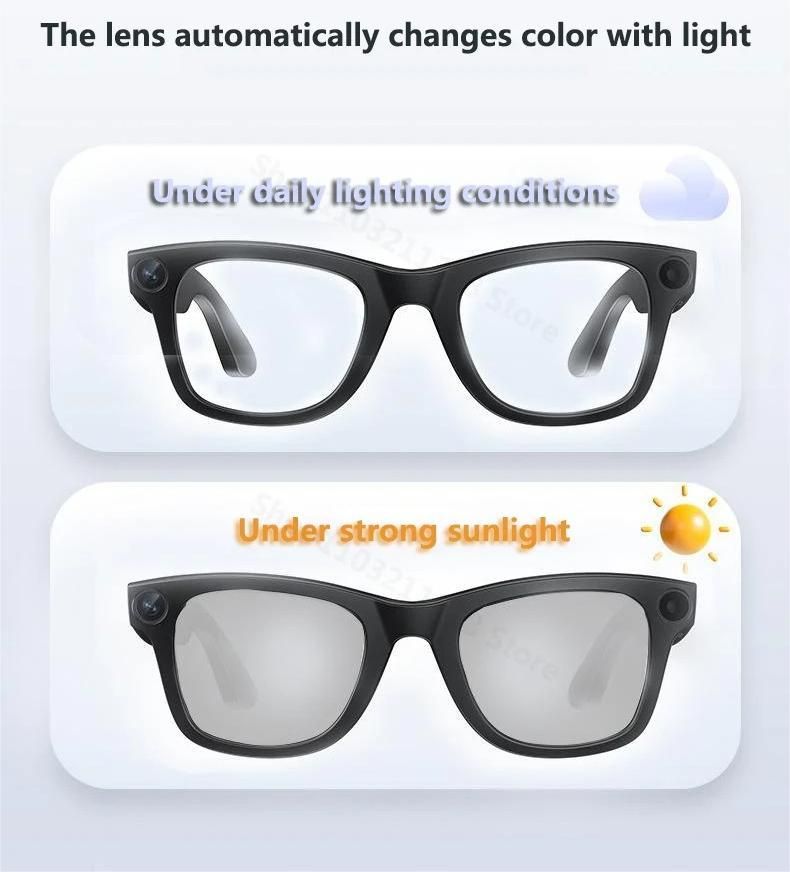 Smart AI Video Glasses With HD Camera Voice Call Translation 9