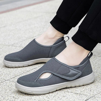 Men Orthopedic Wide Feet Walking Sneakers Comfortable Diabetic Shoes With Thumb Eversion Support 5