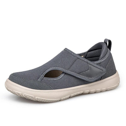 Men Orthopedic Wide Feet Walking Sneakers Comfortable Diabetic Shoes With Thumb Eversion Support 7