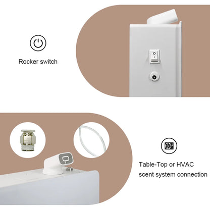Wall Mounted Essential Oil Diffuser Hotel Aroma Diffuser Bluetooth APP Control HVAC Scent Machine   4