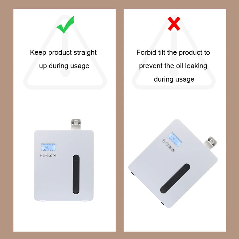 Wall Mounted Essential Oil Diffuser Hotel Aroma Diffuser Bluetooth APP Control HVAC Scent Machine   5