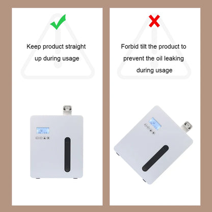 Wall Mounted Essential Oil Diffuser Hotel Aroma Diffuser Bluetooth APP Control HVAC Scent Machine   5