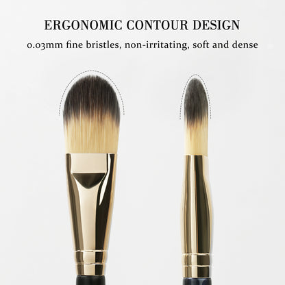 Makeup Flat Makeup Brushes for Liquid Cream Powder, Foundation Brush Set for Liquid Mask Concealer, Premium Face Tools