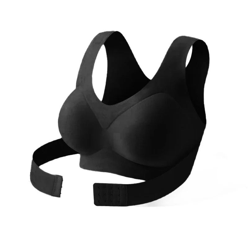 Wireless Posture Correction Bra Seamless Push Up Bralette With Cross Back Support 6