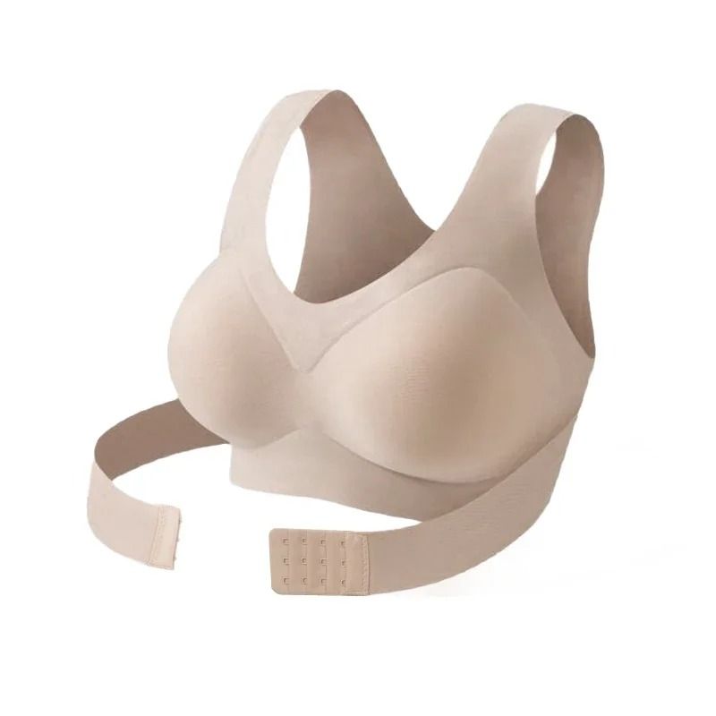 Wireless Posture Correction Bra Seamless Push Up Bralette With Cross Back Support 7