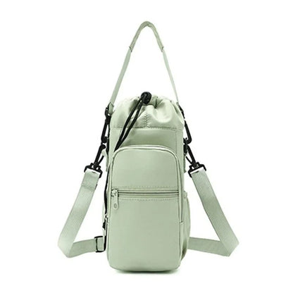 Portable Water Bottle Bag With Adjustable Strap And Phone Pocket 11