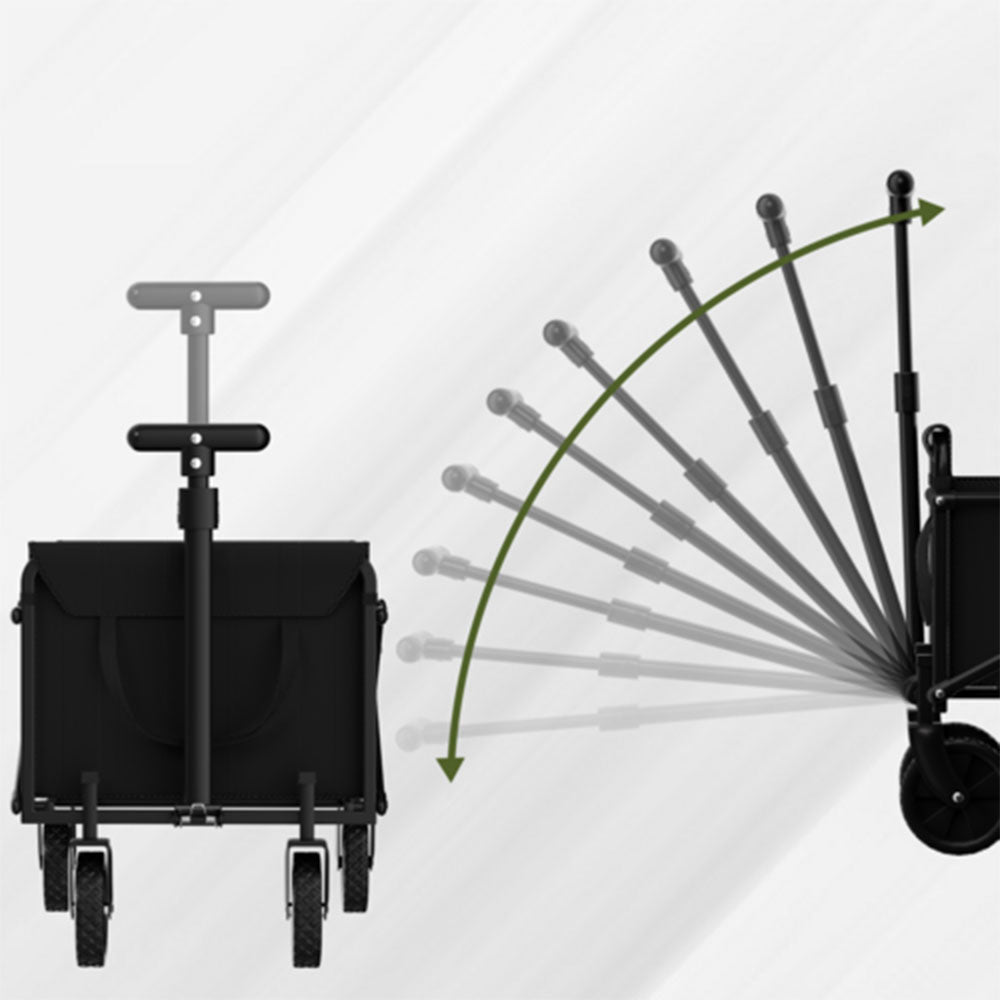 HeavyDuty Collapsible Utility Cart For Garden Beach Picnic Shopping Portable Folding Wagon Trolley 2