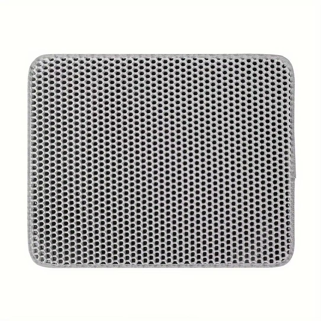 Large Cat Litter Mat  Double Layer Honeycomb Waterproof Design For Scatter Control  Easy Cleaning 6