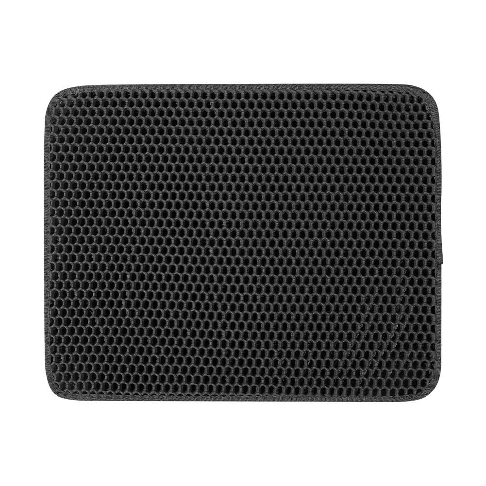 Large Cat Litter Mat  Double Layer Honeycomb Waterproof Design For Scatter Control  Easy Cleaning 8