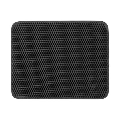 Large Cat Litter Mat  Double Layer Honeycomb Waterproof Design For Scatter Control  Easy Cleaning 8