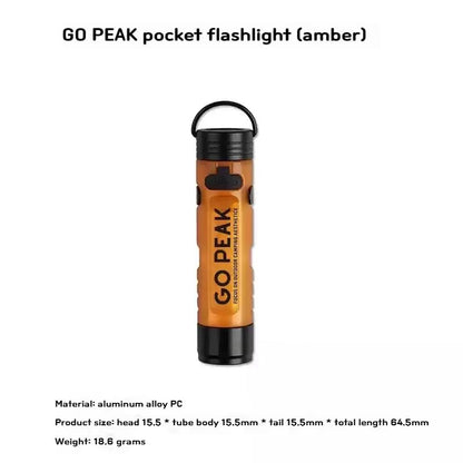 Gopeak Pocket Mini Flashlight  Compact LED Keychain Light For Outdoor Emergency  Everyday Use 7