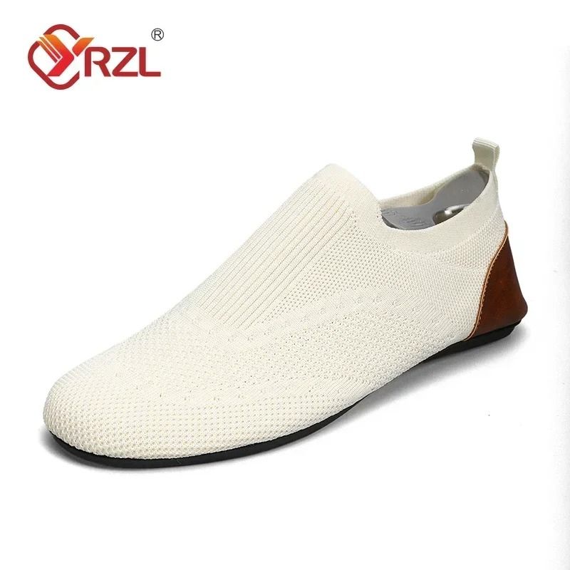 Mens Casual Loafers Soft Driving Moccasins Breathable Mesh Slip On Walking Shoes