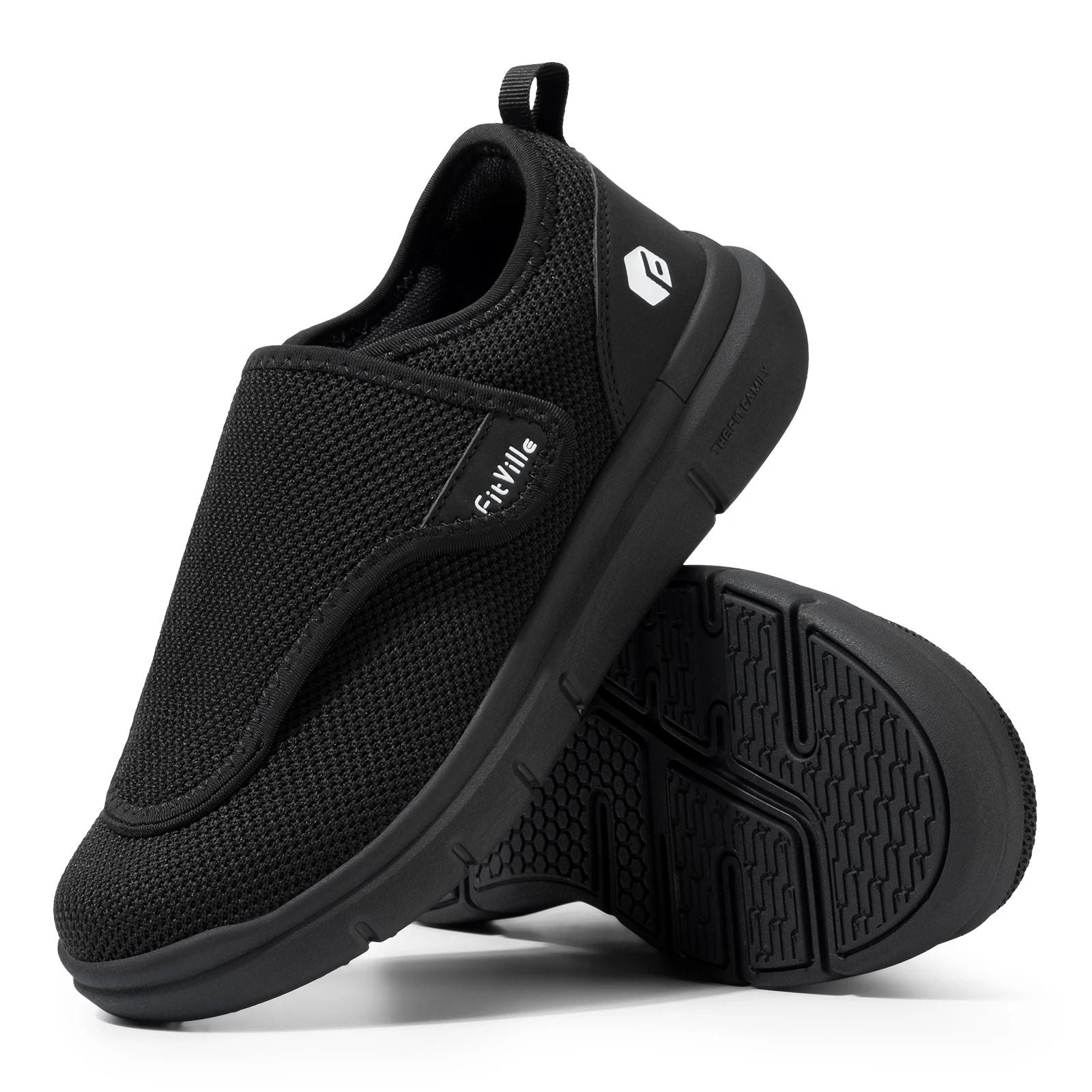Extra Wide Mens Diabetic Orthopedic Shoes Adjustable Walking Sneakers For Swollen Feet Elderly Foot 1