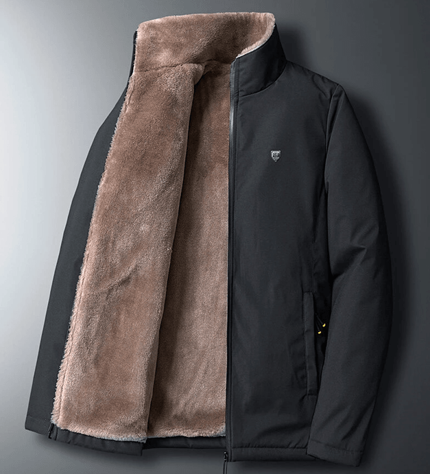 Mens Winter Windproof Fleece Jacket Outdoor Warm Casual Coat