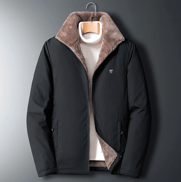 Mens Winter Windproof Fleece Jacket Outdoor Warm Casual Coat 3