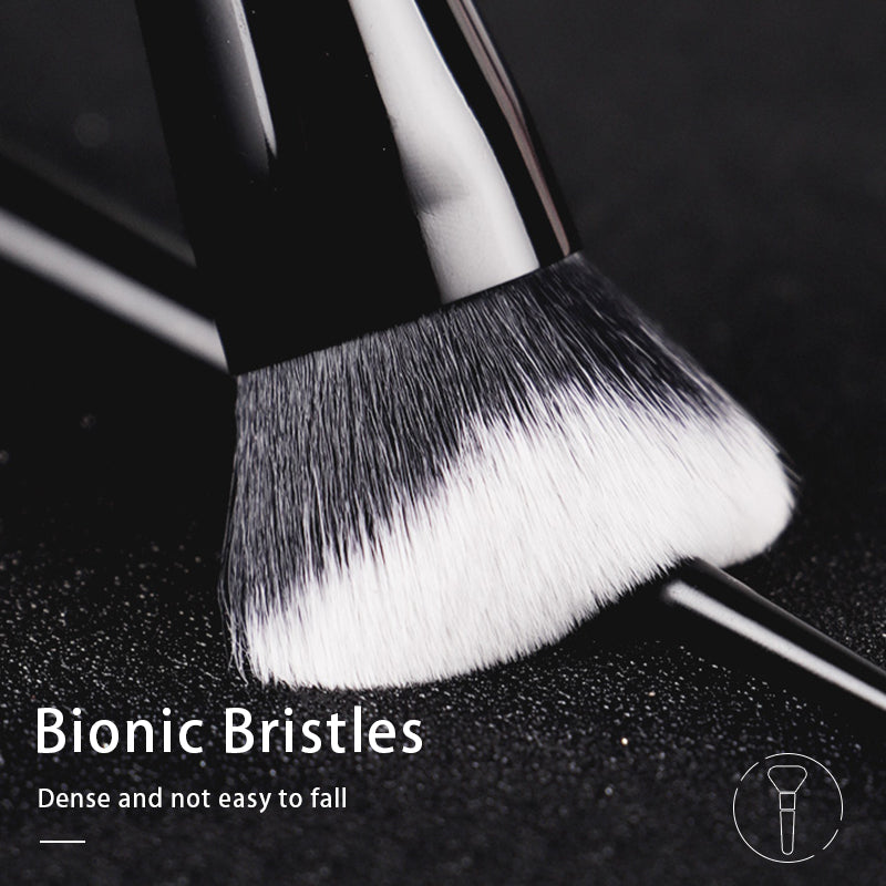 Makeup Brush, Soft Fiber Foundation Brush, Elegant Black Handle, Premium Brand Makeup Brushes Woman