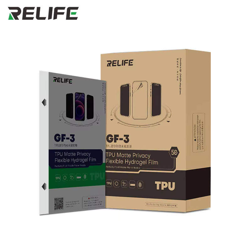 RELIFE GF Series Hydrogel Film Kit HD Matte Privacy Screen Protector With Pressure Resistant Repair 8