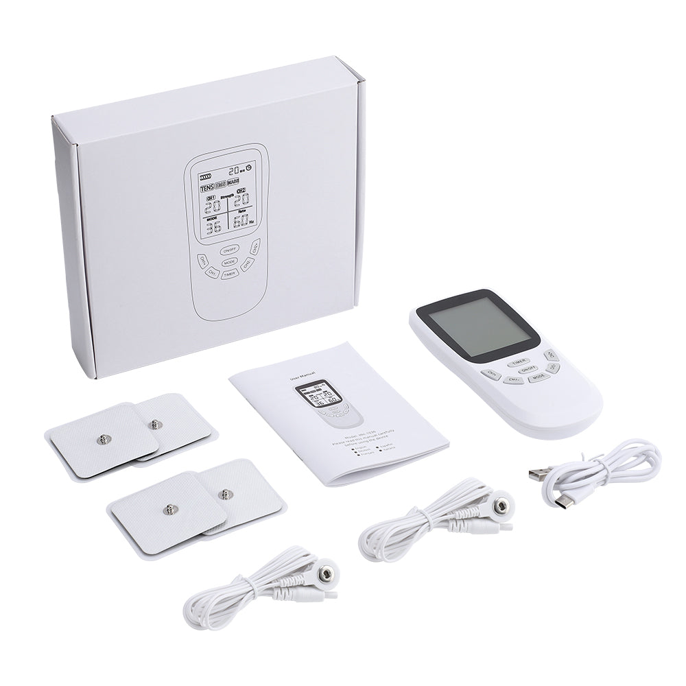 Professional TENS Muscle Stimulator Electrotherapy Massager For Full Body Pain Relief  Recovery 7