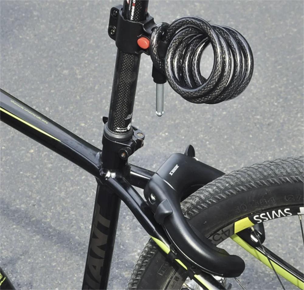 Heavy Duty Horseshoe Bicycle Frame Lock With Hardened Steel Shackle 4