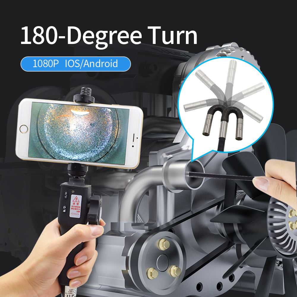 Professional TwoWay Articulating Endoscope Steering Industrial Endoscope With Diameter Probe For IP 3